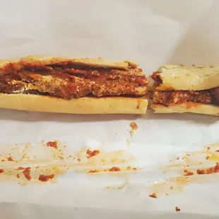 Chicken cutlet parm