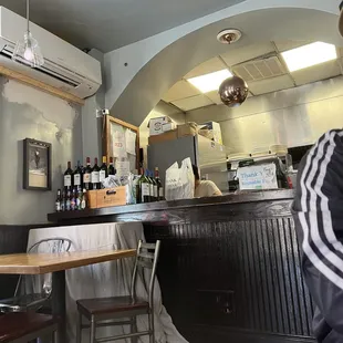 a man standing in front of the counter