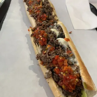 Cheese Steak Hot Sandwich