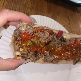 Boston Steak Bomb with Works Hot Sandwich