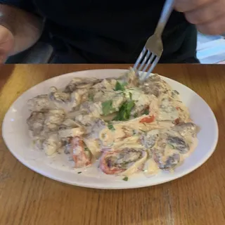 Fettuccine and Sausage Special