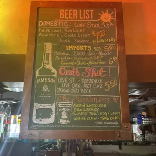 Beer List July 2023