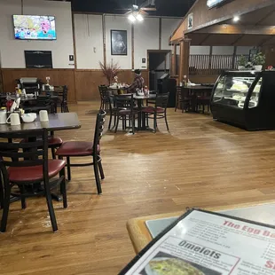 Interior of Dino's Diner