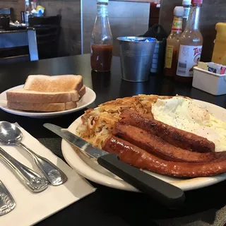 Linguica and Eggs