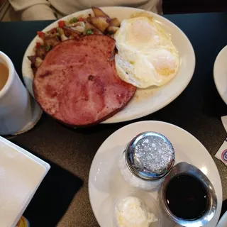 Fried Ham and Egg Sandwich