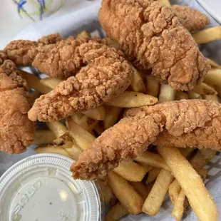 Chicken Tenders with French Fries