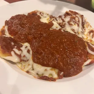 Beef ravioli
