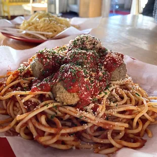 Spaghetti and Meatballs