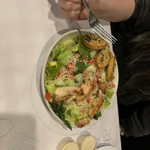 Caesar Salad w/Chicken