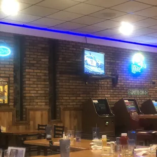 The bar area