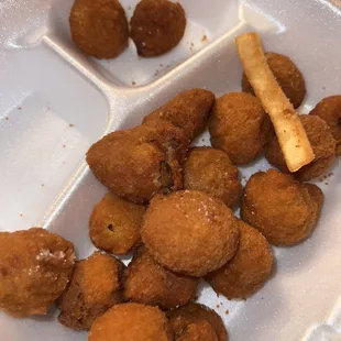 Fried mushrooms