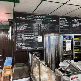 The Menu and where they assemble your Big D/No 11