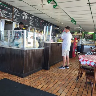 Walk in and order here