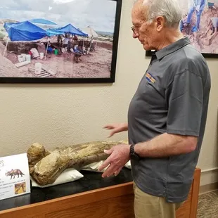 Dr. Chadwick talking about ....bones