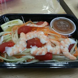 Shrimp Papaya Salad