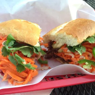 Shaking Beef Sandwich