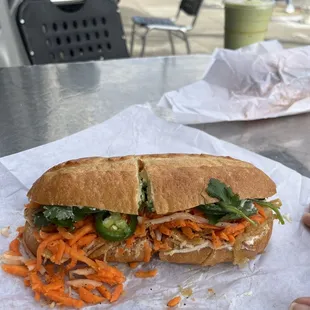 Crispy Tofu Banh Mi