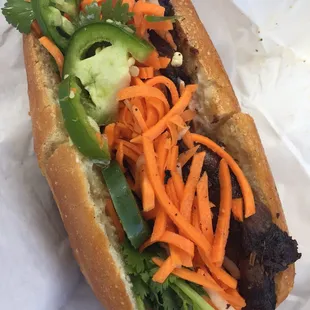 Tofu Bah Mi Sandwich