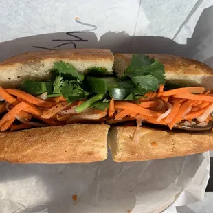 Portobello Mushroom Sandwich