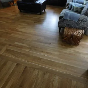 a view of a living room