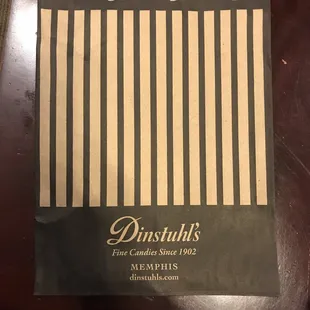 dinstuhl's menu