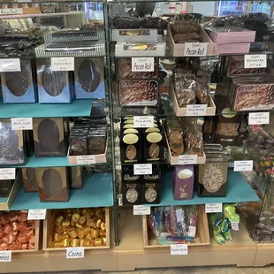 a variety of candies