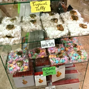 Salt water taffy