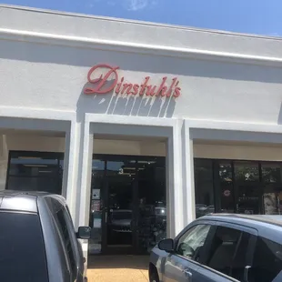 the front of the restaurant