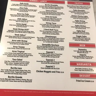 menu, sushi and sashimi