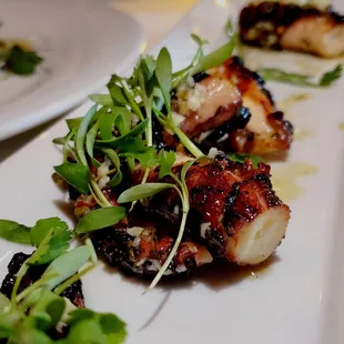 a plate of food on a table
