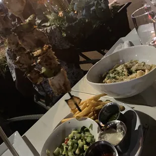 Chopped Cucumbers Salad