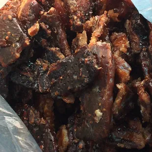 A pound of bacon jerky aka candies bacon