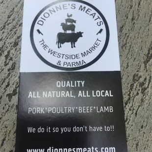 Great Italian meat market in theWestside Market!