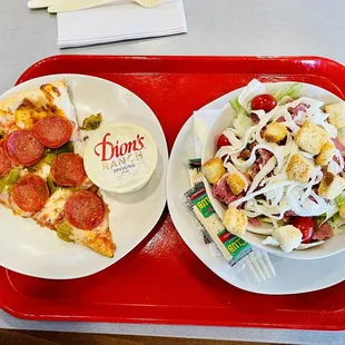 505 Pizza and Ranch Salad