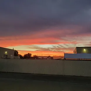 I stepped into the parking lot from Dionysus and saw this lovely view