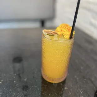 Mango Moscow mule (non-alcoholic)
