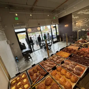 a variety of baked goods