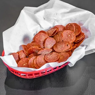 crispy fried pepperoni, served with choice of homemade dipping sauce