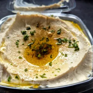 The hummus, freshly made daily!