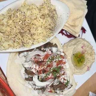 Beef Shawarma Platter