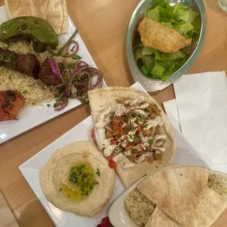 Beef Fillet Kebab Platter