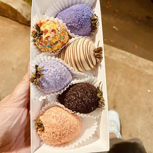 Assorted covered