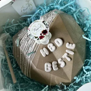 Custom chocolate breakable heart