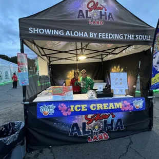  ice cream booth