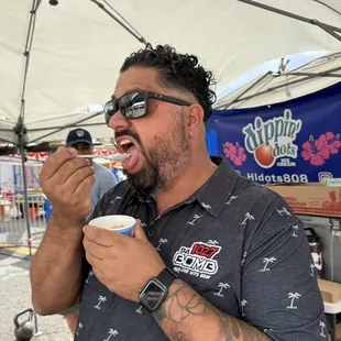 Phat Joe enjoying Dots