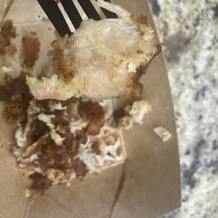 I got it as "naked" as I could get it. Still tasted as dry as the cardboard tray pictured, sadly.