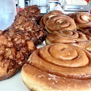 Donut display case.