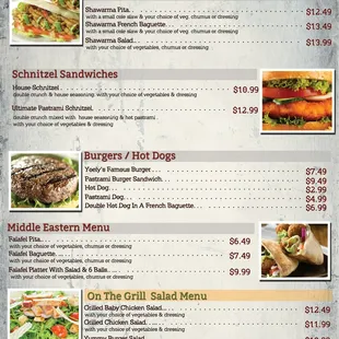 Menu Page 2
