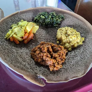 Vegetarian combo.