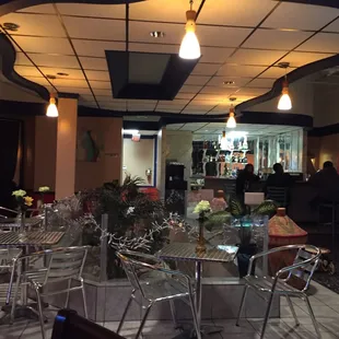 tables and chairs